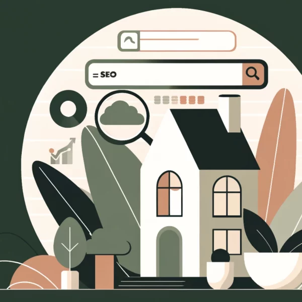 maison sur fond nature illustrant article seo home organising
