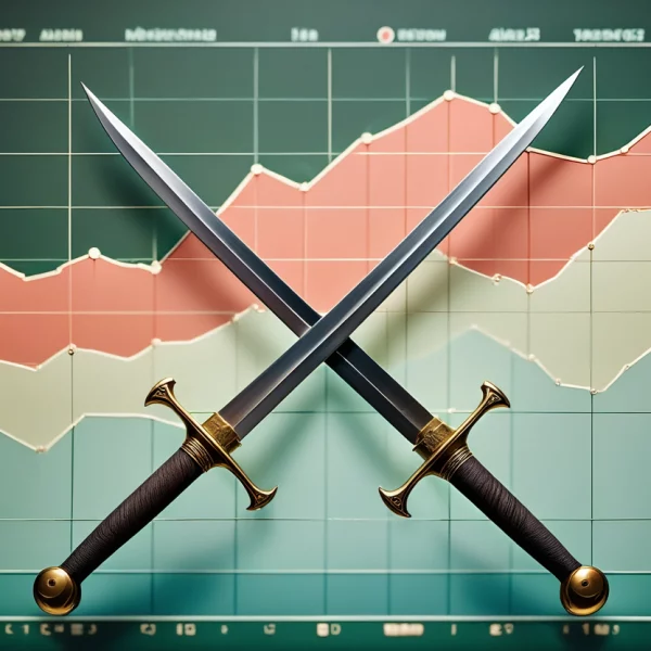 concurrence seo epee arme competition sur fond de courbe google en seo referencement