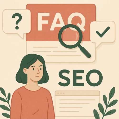 illustration article sur la FAQ en SEO son efficacite sur site web