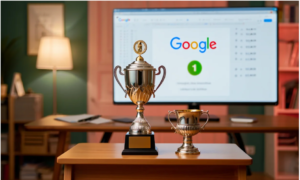 coupe place de premier sur google pour suivi de positionnement seo